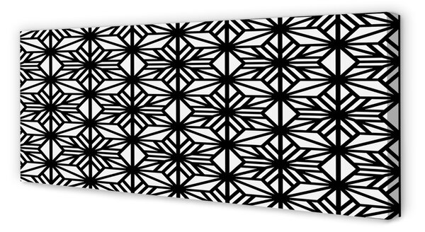 Tablouri acrilice model geometric floral