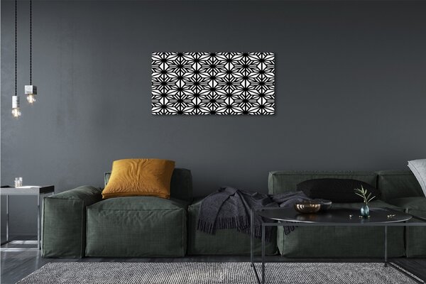 Tablouri acrilice model geometric floral