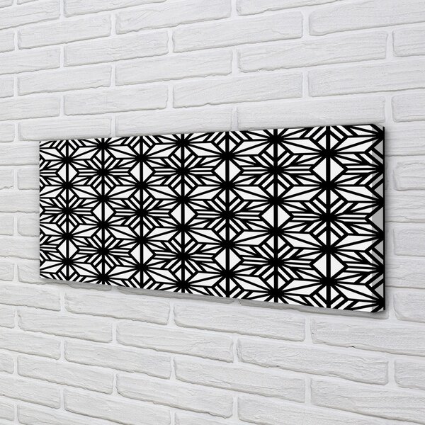 Tablouri acrilice model geometric floral