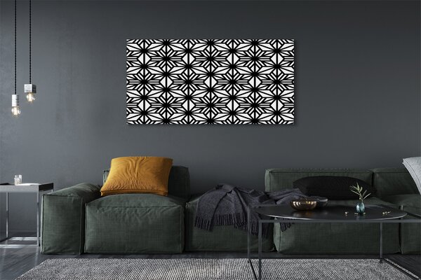 Tablouri acrilice model geometric floral