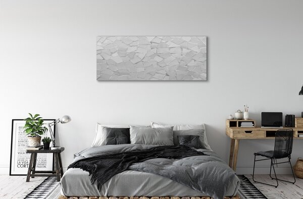 Tablouri canvas poligoane gri