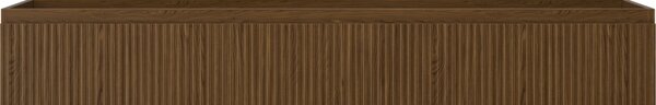 Mexen Rivel, mobilier baie 160 cm, 1 sertar, canelat, nuc, 91A20-16023-1-BF86