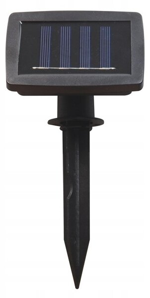 Ghirlanda solara cu 20 LED-uri, 34 lm, lumina 3000K, lungime 485 cm, senzor crepuscular