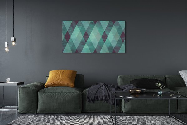 Tablouri canvas Modelul geometric al diamantelor