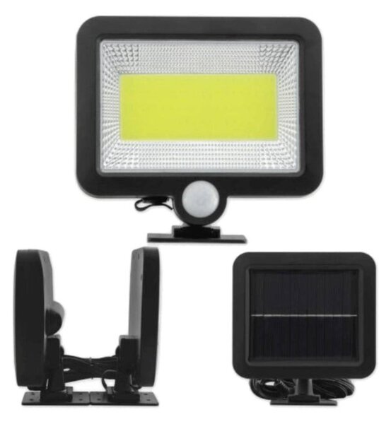 Reflector solar LED COB, 5W, 180 lm, senzor miscare, raza detectare 5-8 m, carcasa ABS, IP54