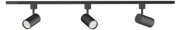 Philips - Spot pentru șină EASYLINK 3xGU10/7W/230V 1m negru