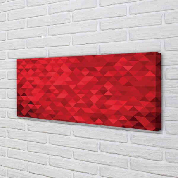 Tablouri canvas triunghiuri model Red