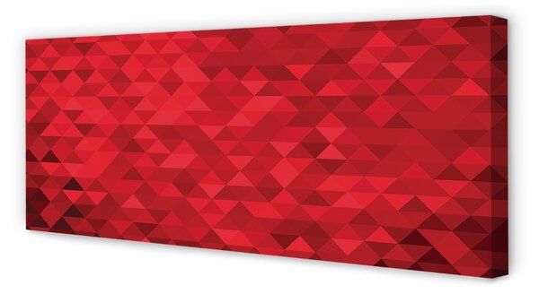 Tablouri canvas triunghiuri model Red