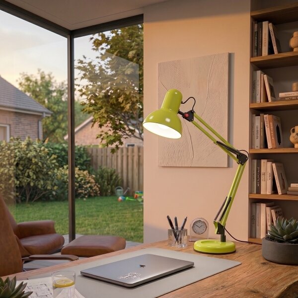 Lampă LED de masă ROMERO 1xE27/10W/230V verde Brilagi