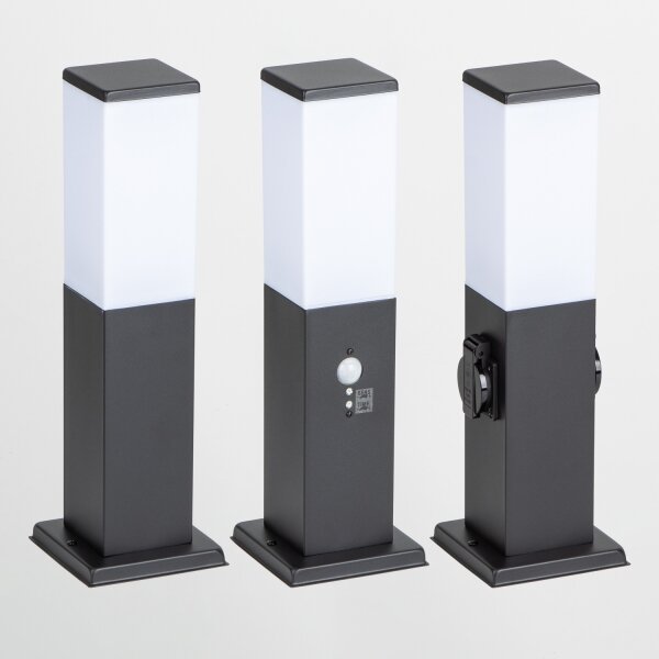 Brilagi - Lampă de exterior NOVA 1xE27/15W/230V 40 cm IP44 neagră