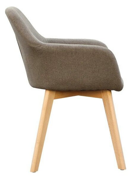 Scaun CLORIN NEW, grej/fag, tesatura/lemn, 56x60x82 cm