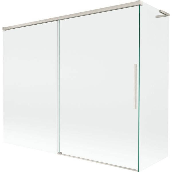 Mexen Rox, paravan de cadă cu 2 aripi, tip L, 190 + 80 x 150 cm, sticlă transparentă de 8 mm, profil din oțel, 8C9L-190-080-97-00