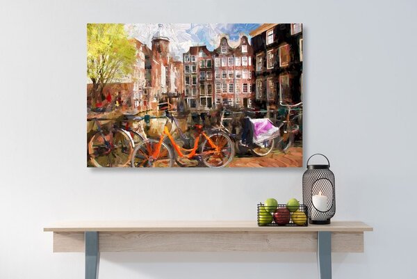 Tablou Amsterdam desenat