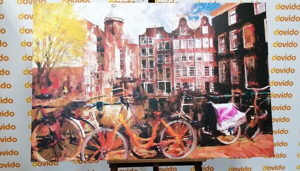Tablou Amsterdam desenat