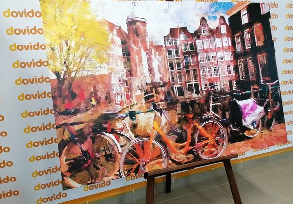 Tablou Amsterdam desenat