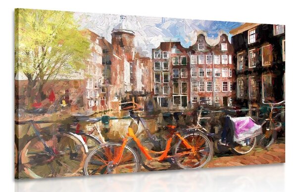 Tablou Amsterdam desenat