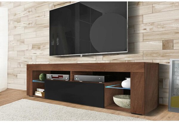 Masă TV Bionca (negru + nuc). Promo -19%. 1098609