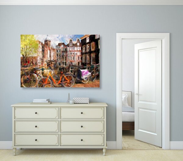 Tablou Amsterdam desenat