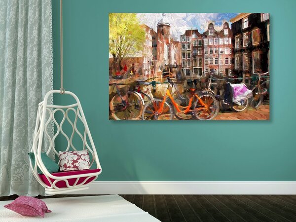 Tablou Amsterdam desenat