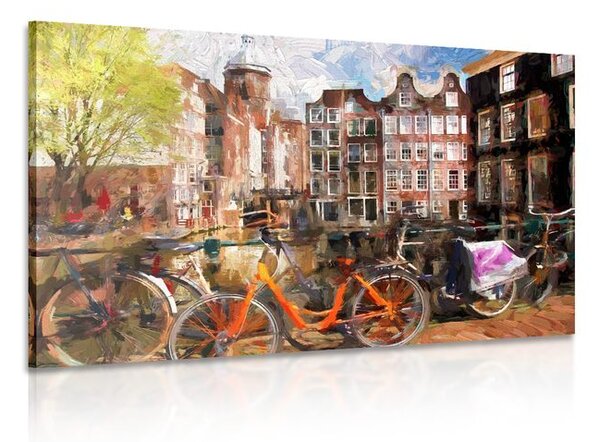Tablou Amsterdam desenat