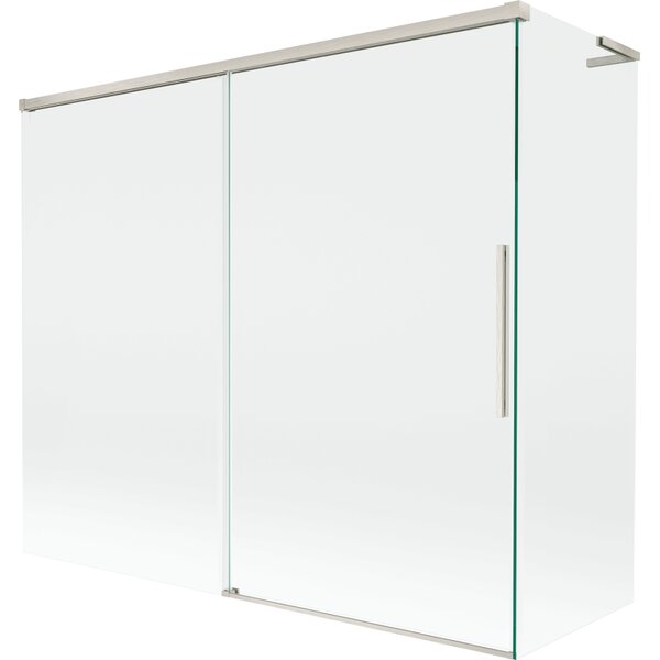 Mexen Rox, paravan de cadă cu 2 aripi, tip L, glisant, 180 + 80 x 150 cm, sticlă transparentă de 8 mm, profil din oțel, 8C9L-180-080-97-00