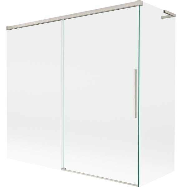 Mexen Rox, paravan de cadă cu 2 aripi, tip L, 170 + 70 x 150 cm, sticlă transparentă de 8 mm, profil din oțel, 8C9L-170-070-97-00