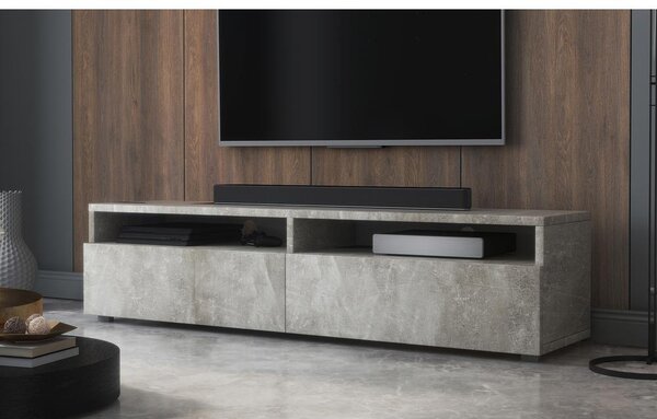 Masă TV Redcan 140 (cu iluminat) (beton). Promo -15%. 1098676