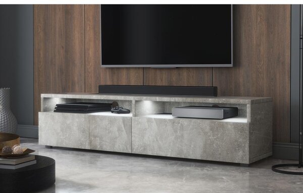 Masă TV Redcan 140 (cu iluminat) (beton). Promo -15%. 1098676