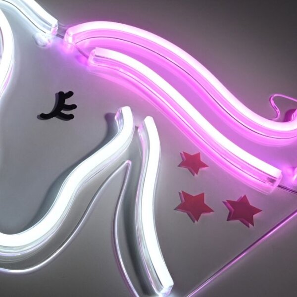 Decorațiune LED neon de perete JUST LIGHT. 85025-70 NEON LED/6,5W/5V inorog