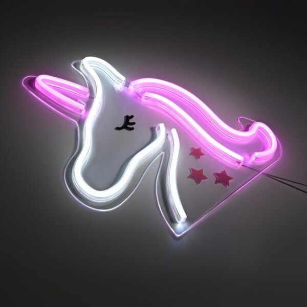 Decorațiune LED neon de perete JUST LIGHT. 85025-70 NEON LED/6,5W/5V inorog