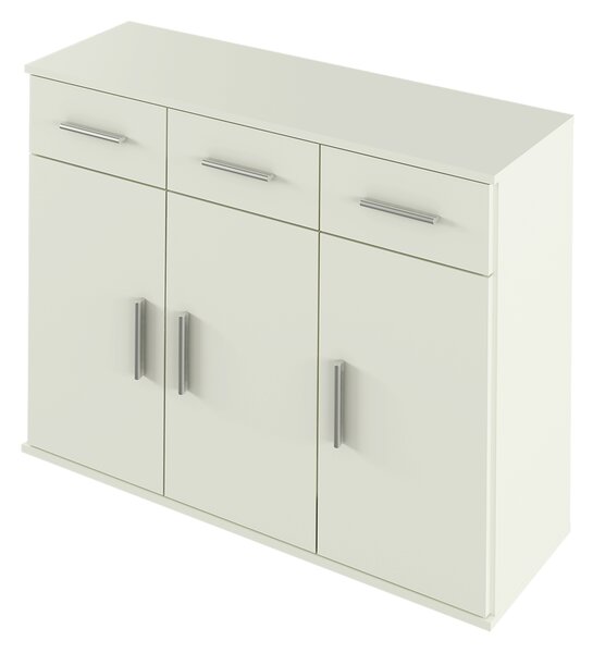 Comoda RESITA TYP 3, alb, DTD laminat, 105x35x80 cm