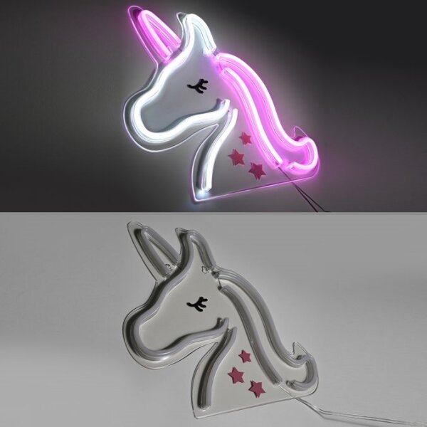 Decorațiune LED neon de perete JUST LIGHT. 85025-70 NEON LED/6,5W/5V inorog