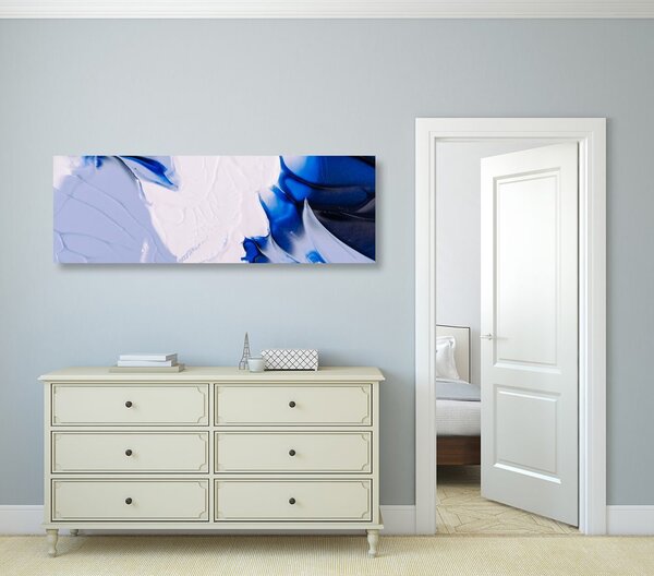 Tablou pictură abstractă de trei culori