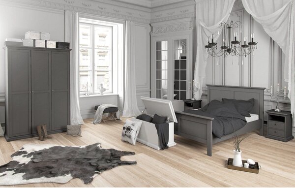 Cadru pat PARIS 180x200, gri antracit