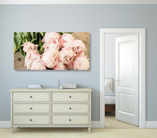 Tablou buchetul de flori romantic