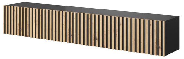 Masă TV Tenessie 175 (negru + stejar artisan). Promo -19%. 1098790