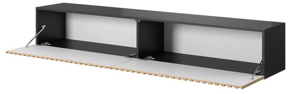 Masă TV Tenessie 175 (negru + stejar artisan). Promo -19%. 1098790