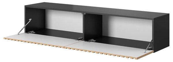 Masă TV Tenessie 138 (negru + stejar artisan). Promo -19%. 1098789