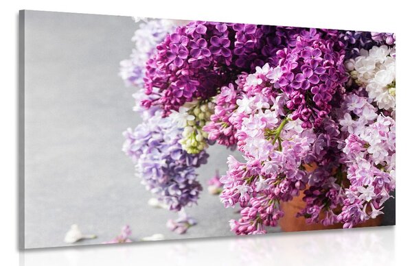 Tablou liliac în nuanțe de roz