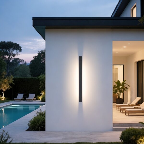 Brilagi - Aplică LED de perete pentru exterior AQUA LINE LED/24W/230V 90 cm IP44 antracit CRI 90