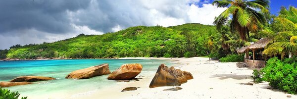 Tablou Seychelles tropical