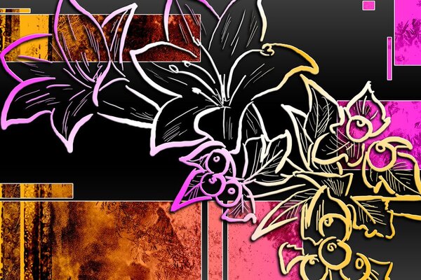Tablou ilustrație florală