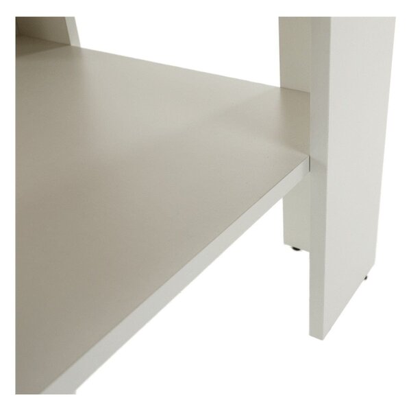 Masuta cafea LEON MZ17, PAL laminat, alb/stejar grand, 120x60x55 cm