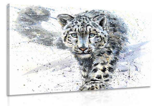 Tablou leopardul desenat