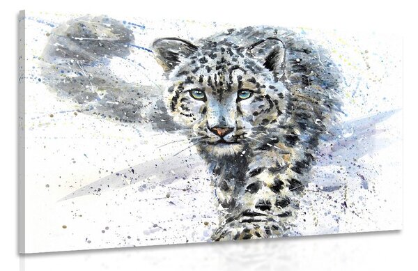 Tablou leopardul desenat