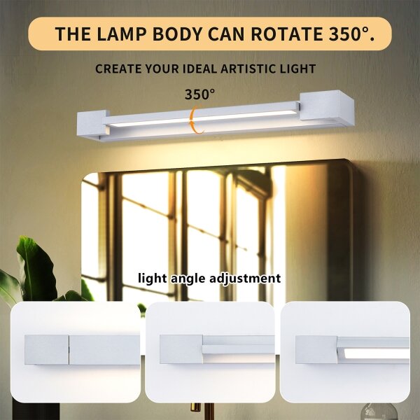 Brilagi-LED Oglindă iluminată pentru baie AQUA LINE LED/12W/230V, 45 cm, IP44, crom mat