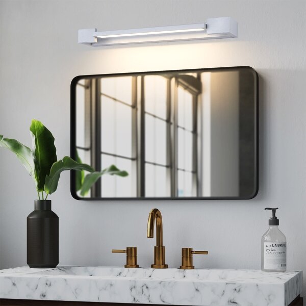 Brilagi-LED Oglindă iluminată pentru baie AQUA LINE LED/12W/230V, 45 cm, IP44, crom mat