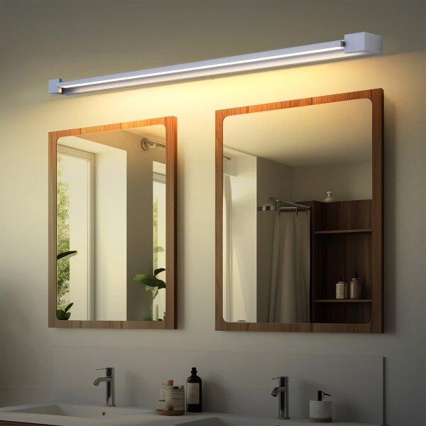 Brilagi-LED Oglindă de baie iluminată AQUA LINE LED/36W/230V 120 cm IP44 crom mat
