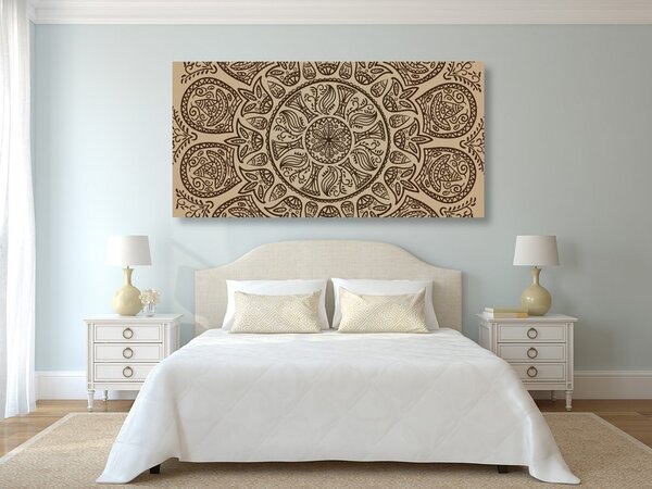 Tablou Mandala cu model natural abstract