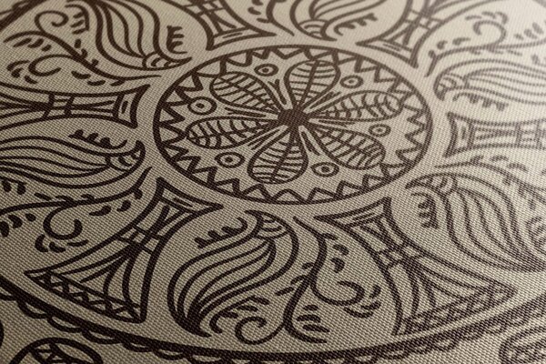 Tablou Mandala cu model natural abstract